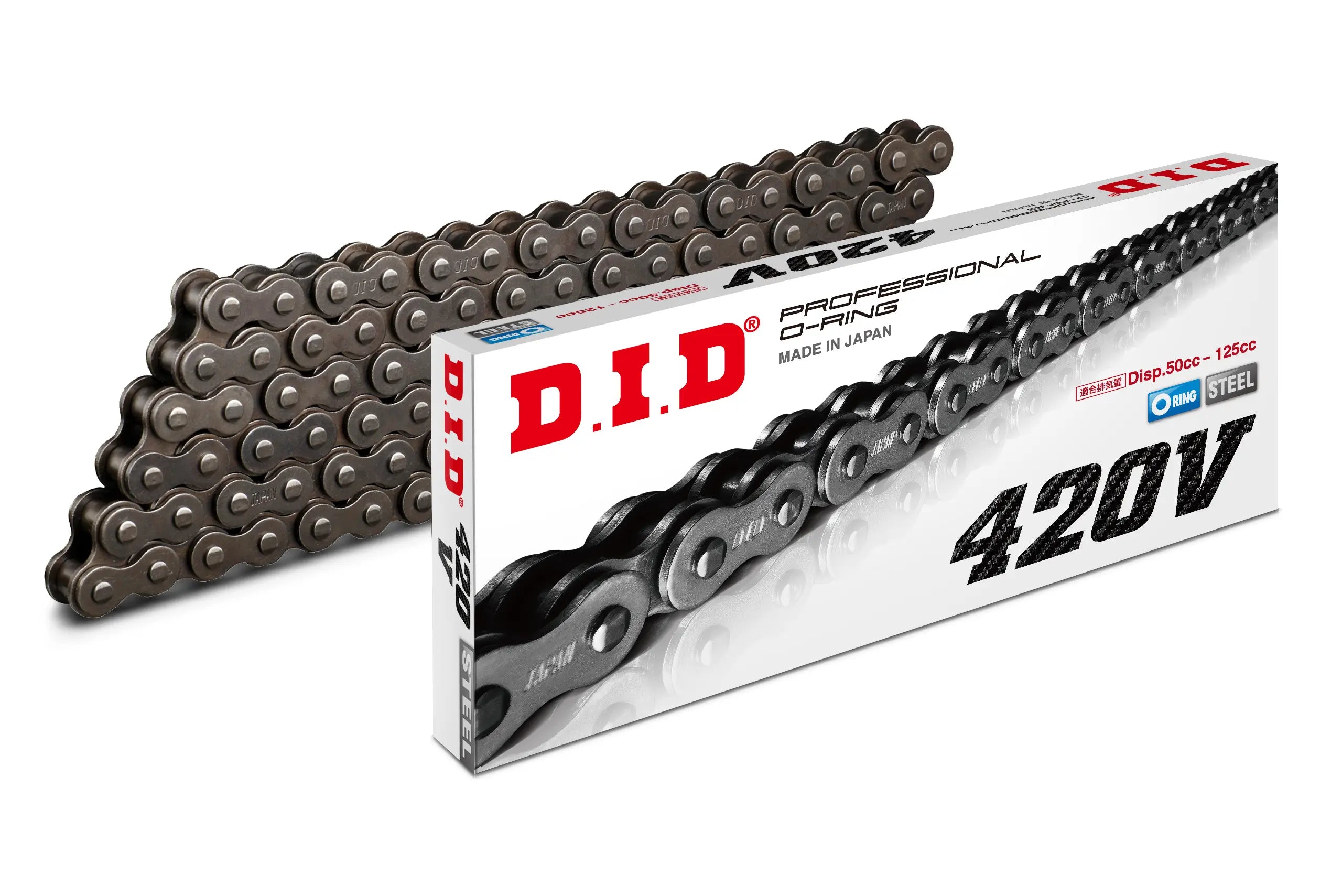 Łańcuch 420 z O-ringami (trwałość, codzienne użytkowanie)